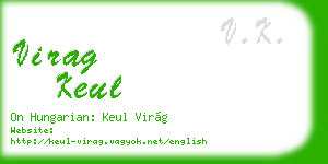 virag keul business card